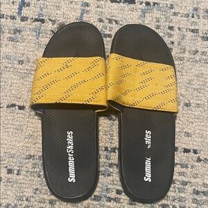 Summer Slides with Yellow Strap